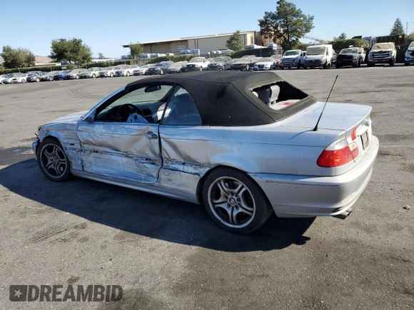 2003 BMW 3 Series 330Ci with VIN WBABS53403JU96685, listed as a Copart auction lot 73289534 with 0 mi miles and Salvage Title. Bid and sale history available at carsss.com. Image 2.