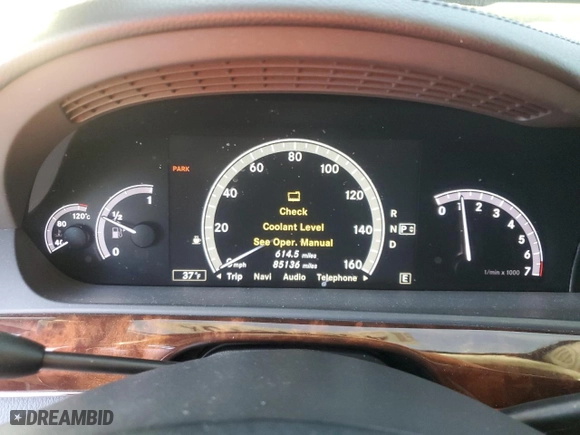 2011 Mercedes-Benz S-Class S 550 with VIN WDDNG8GB4BA368949, listed as a Copart auction lot 43427675 with 85,136 mi miles and Salvage Title. Bid and sale history available at carsss.com. Image 9.