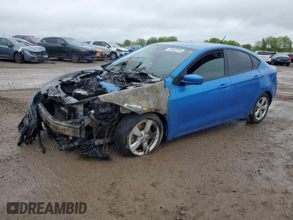 2016 Dodge Dart SXT z VIN 1C3CDFBB1GD741459, wystawiony jako Copart lot #57442315 z przebiegiem Nie podano mil oraz Czysty tytuł • Clean title. Historia ofert i sprzedaży dostępna na DreamBid. Obrazek 1.