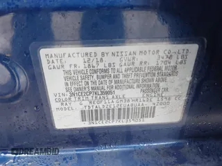 2019 Nissan Note SV with VIN 3N1CE2CP7KL359051, listed as a IAAI auction lot 41489878 with 108,395 mi miles and . Bid and sale history available at DreamBid. Image 9.