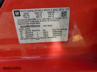 2014 Chevrolet Silverado 1500 LT with VIN 3GCUKREH7EG293722, listed as a Copart auction lot 88767795 with 0 mi miles and Salvage Title. Bid and sale history available at carsss.com. Image 14.