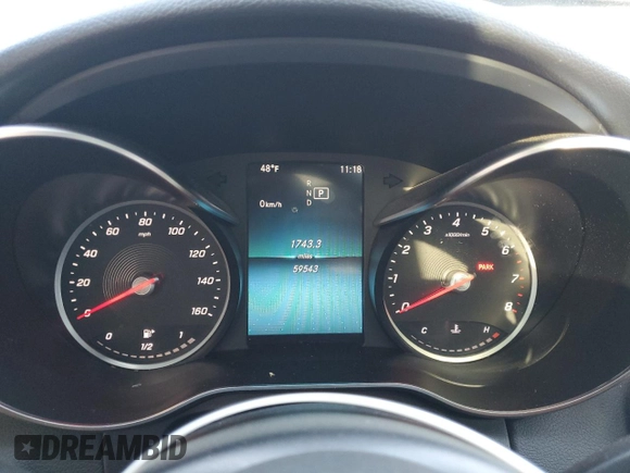 2019 Mercedes-Benz C 300 with VIN WDDWJ8EB5KF856691, listed as a Copart auction lot 82605784 with 59,543 mi miles and Salvage title. Bid and sale history available at DreamBid. Image 9.