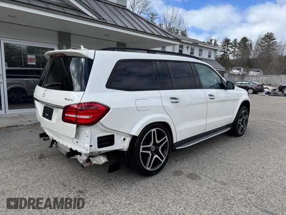 2018 Mercedes-Benz GLS with VIN 4JGDF7DE9JB015824, listed as a Copart auction lot 54592855 with 145,235 mi miles and Clean Title. Bid and sale history available at carsss.com. Image 4.