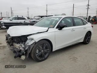 2025 Honda Civic Si with VIN 2HGFE1E52SH475185, listed as a Copart auction lot 55272065 with 117 mi miles and Salvage Title. Bid and sale history available at DreamBid. Image 1.