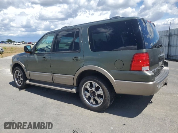 2003 Ford Expedition Eddie Bauer with VIN 1FMFU17L23LC45403, listed as a Copart auction lot 56716585 with 226,526 mi miles and Salvage title. Bid and sale history available at DreamBid. Image 2.