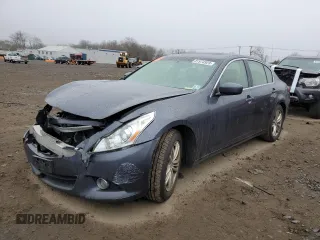 2012 Infiniti G37 x with VIN JN1CV6AR7CM977909, listed as a Copart auction lot 81974923 with Not Provided miles and Salvage Title. Bid and sale history available at carsss.com. Image 1.