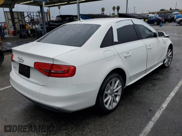 2016 Audi A4 Premium with VIN WAUAFAFL7GN014059, listed as a Copart auction lot 48476255 with 0 mi miles and Clean Title. Bid and sale history available at carsss.com. Image 3.