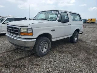 1996 Ford Bronco Custom with VIN 1FMEU15H7TLB45968, listed as a Copart auction lot 53925305 with 0 mi miles and Clean Title. Bid and sale history available at carsss.com. Image 1.
