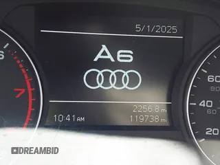 2012 Audi A6 Premium Plus with VIN WAUBGAFC7CN005955, listed as a IAAI auction lot 42158604 with 119,738 mi miles and . Bid and sale history available at DreamBid. Image 14.