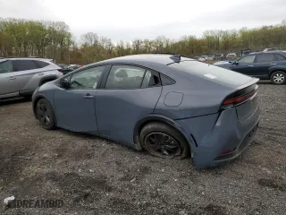 2024 Toyota Prius LE with VIN JTDACAAU6R3026309, listed as a Copart auction lot 52873725 with 19,520 mi miles and Non Repairable. Bid and sale history available at carsss.com. Image 2.