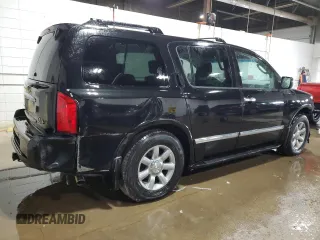 2007 Infiniti QX56 with VIN 5N3AA08C97N800618, listed as a Copart auction lot 89098995 with 170,047 mi miles and Salvage Title. Bid and sale history available at carsss.com. Image 3.
