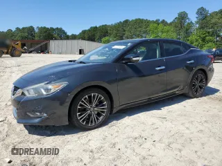 2016 Nissan Maxima SR with VIN 1N4AA6AP1GC428108, listed as a Copart auction lot 57221335 with 90,473 mi miles and Salvage title. Bid and sale history available at DreamBid. Image 1.