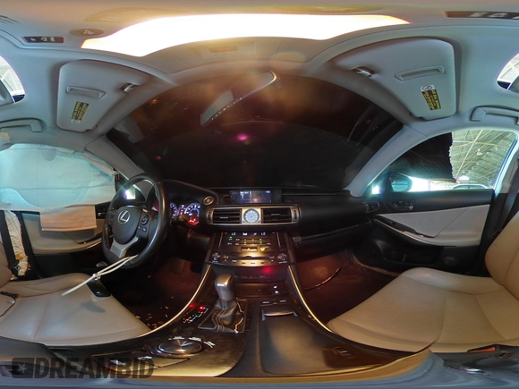 2014 Lexus IS 250 with VIN JTHBF1D2XE5018510, listed as a Copart auction lot 60073465 with 123,424 mi miles and Salvage title. Bid and sale history available at DreamBid. Image 14.