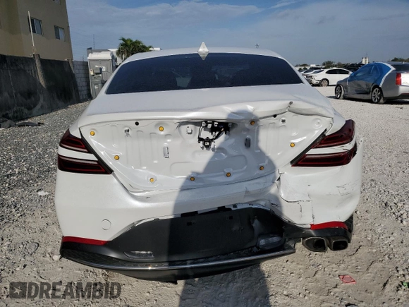 2023 Genesis G70 2.0T z VIN KMTG34TA0PU134125, wystawiony jako Copart lot #52253545 z przebiegiem 11 077 mil mil oraz Szkoda całkowita • Salvage title. Historia ofert i sprzedaży dostępna na DreamBid. Obrazek 6.
