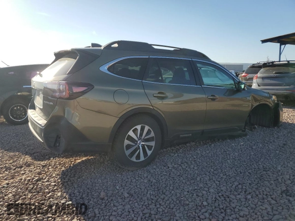 2021 Subaru Outback Premium with VIN 4S4BTACC0M3116746, listed as a Copart auction lot 51261715 with 45,870 mi miles and Salvage Title. Bid and sale history available at DreamBid. Image 3.