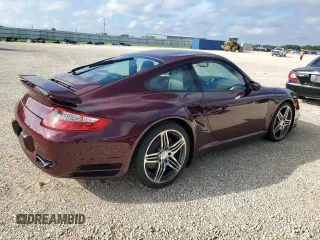 2007 Porsche 911 Turbo with VIN WP0AD29977S785167, listed as a Copart auction lot 73803074 with 18,960 mi miles and Salvage Title. Bid and sale history available at carsss.com. Image 3.