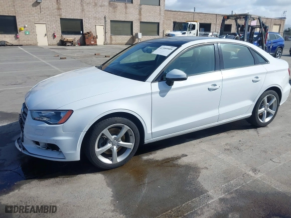 2015 Audi A3 1.8T Premium with VIN WAUACGFF2F1120821, listed as a IAAI auction lot 41589909 with 99,186 mi miles. Bid and sale history available at carsss.com. Image 18.