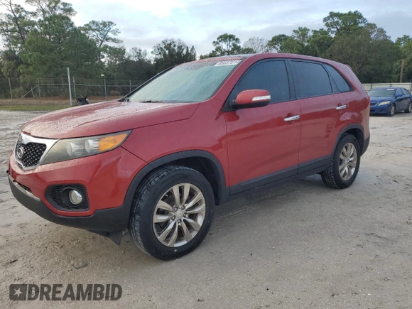 2011 Kia Sorento EX with VIN 5XYKU4A28BG015573, listed as a Copart auction lot 86657014 with 88,250 mi miles and Salvage Title. Bid and sale history available at carsss.com. Image 1.