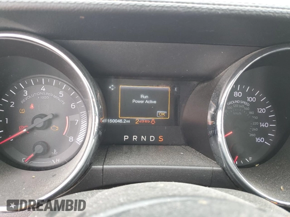 2015 Ford Mustang V6 z VIN 1FATP8EM8F5393122, wystawiony jako Copart lot #47293025 z przebiegiem 150 046 mil mil oraz Szkoda całkowita • Salvage title. Historia ofert i sprzedaży dostępna na DreamBid. Obrazek 9.