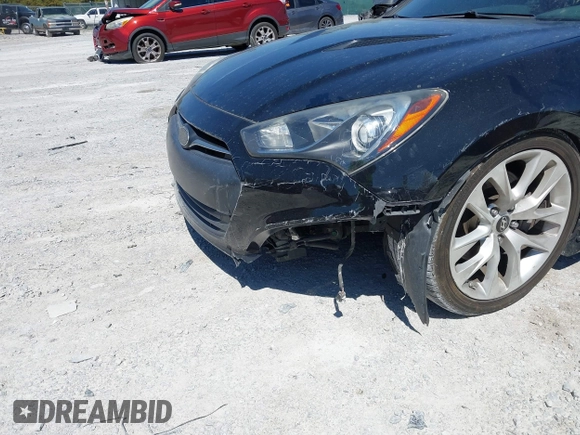 2015 Hyundai Genesis Coupe 3.8L Base with VIN KMHHT6KJ8FU127658, listed as a IAAI auction lot 41821709 with 94,086 mi miles and . Bid and sale history available at DreamBid. Image 6.