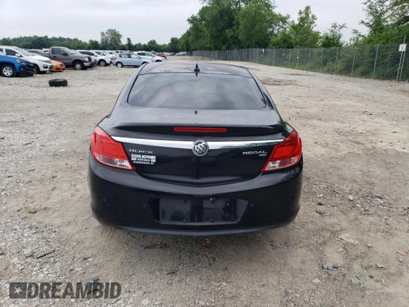 2011 Buick Regal CXL RL6 with VIN W04GU5GC1B1008129, listed as a Copart auction lot 61052085 with 125,218 mi miles and Clean title. Bid and sale history available at DreamBid. Image 6.