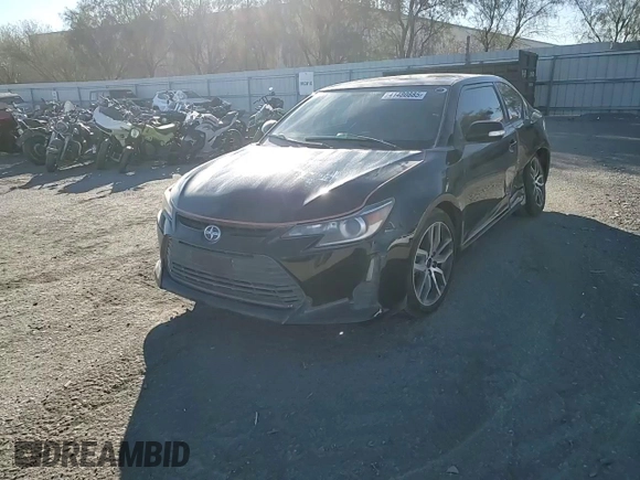 2016 Scion tC with VIN JTKJF5C73GJ019891, listed as a Copart auction lot 41480885 with 107,303 mi miles and Salvage Title. Bid and sale history available at carsss.com. Image 11.