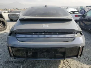 2023 Hyundai IONIQ 6 Limited with VIN KMHM54AA0PA036207, listed as a Copart auction lot 86323444 with 48,498 mi miles and Salvage Title. Bid and sale history available at carsss.com. Image 6.