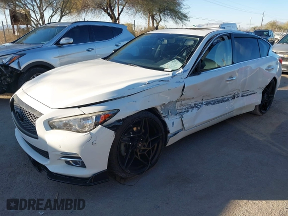 2017 Infiniti Q50 Premium with VIN JN1EV7AP6HM737223, listed as a IAAI auction lot 41335651 with 93,883 mi miles and . Bid and sale history available at DreamBid. Image 17.
