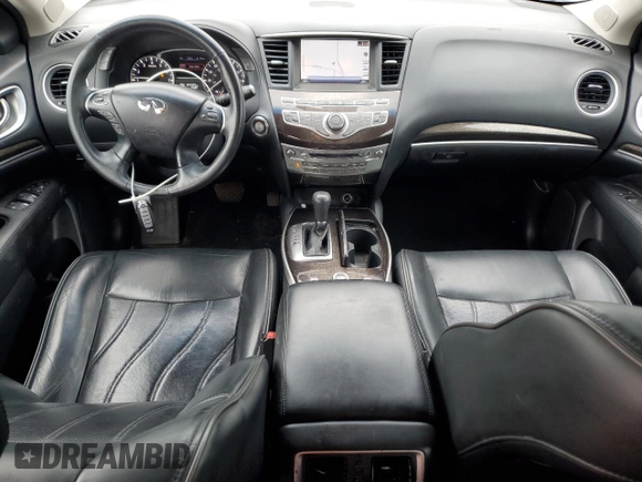 2015 Infiniti QX60 with VIN 5N1AL0MN5FC517654, listed as a Copart auction lot 55778495 with 134,922 mi miles and Salvage Title. Bid and sale history available at DreamBid. Image 8.