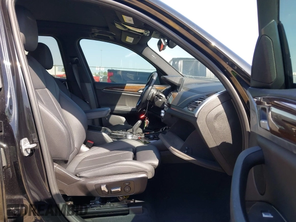 2021 BMW X3 sDrive30i with VIN 5UXTY3C09M9F84579, listed as a IAAI auction lot 41853738 with 56,809 mi miles and . Bid and sale history available at DreamBid. Image 5.