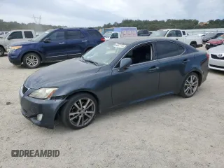2006 Lexus IS 250 with VIN JTHBK262162020843, listed as a Copart auction lot 65627115 with Not provided miles and Salvage title. Bid and sale history available at DreamBid. Image 1.
