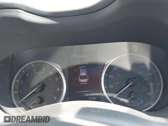 2018 Infiniti Q50 3.0t LUXE with VIN JN1EV7AP8JM355426, listed as a IAAI auction lot 41990581 with 73,042 mi miles. Bid and sale history available at carsss.com. Image 7.
