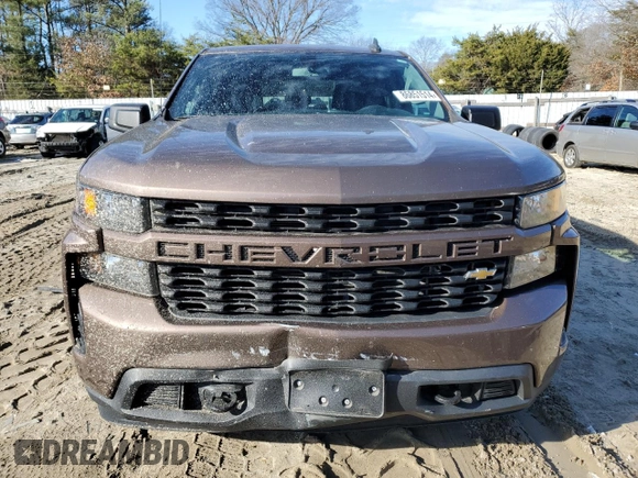 2019 Chevrolet Silverado 1500 Custom with VIN 3GCPYBEH4KG253936, listed as a Copart auction lot 86851514 with 36,320 mi miles and Salvage Title. Bid and sale history available at DreamBid. Image 5.