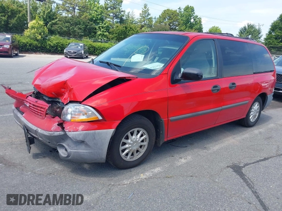 2001 Ford Windstar LX with VIN 2FMZA51491BB39896, listed as a IAAI auction lot 42541254 with 220,598 mi miles and . Bid and sale history available at DreamBid. Image 2.