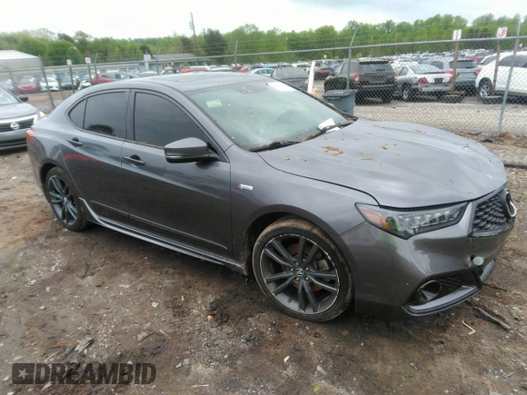 2018 Acura TLX w/A-SPEC Pkg with VIN 19UUB2F66JA002402, listed as a IAAI auction lot 41960832 with 91,643 mi miles. Bid and sale history available at carsss.com. Image 1.