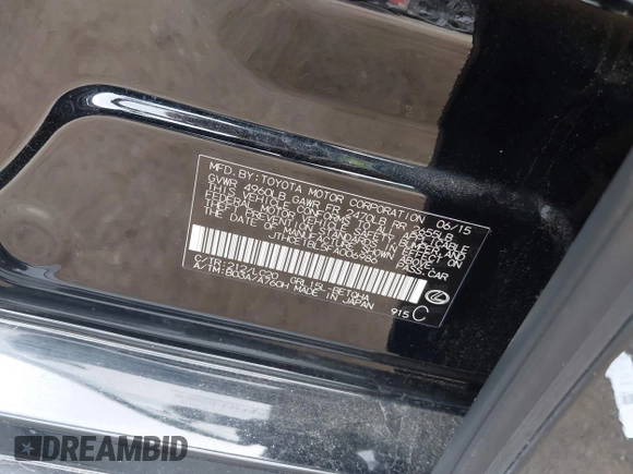 2015 Lexus GS 350 с VIN JTHCE1BL5FA006986, выставлен на аукционе IAAI как лот 42716169 с пробегом 145 157 миль миль и . История ставок и продаж доступна на DreamBid. Изображение 9.