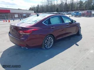 2015 Hyundai Genesis 3.8L with VIN KMHGN4JE9FU034033, listed as a IAAI auction lot 41900965 with 104,673 mi miles. Bid and sale history available at carsss.com. Image 4.