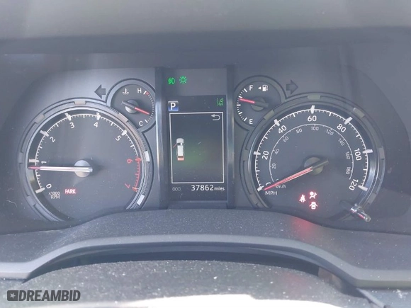 2020 Toyota 4Runner SR5 with VIN JTEBU5JR8L5777990, listed as a IAAI auction lot 41582185 with 37,862 mi miles. Bid and sale history available at carsss.com. Image 7.