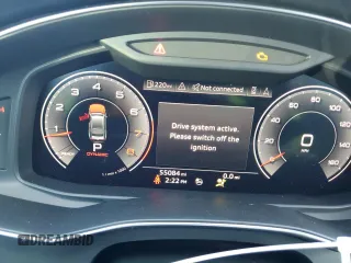 2020 Audi A7 Prestige with VIN WAUV2AF20LN009574, listed as a Copart auction lot 41796335 with 55,084 mi miles and Salvage Title. Bid and sale history available at carsss.com. Image 9.