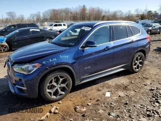 2016 BMW X1 xDrive28i with VIN WBXHT3C33G5E49404, listed as a Copart auction lot 49954405 with 86,130 mi miles and Salvage Title. Bid and sale history available at carsss.com. Image 1.