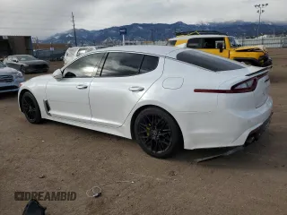 2018 Kia Stinger with VIN KNAE15LA8J6036101, listed as a Copart auction lot 81426844 with 79,504 mi miles and Salvage Title. Bid and sale history available at DreamBid. Image 2.
