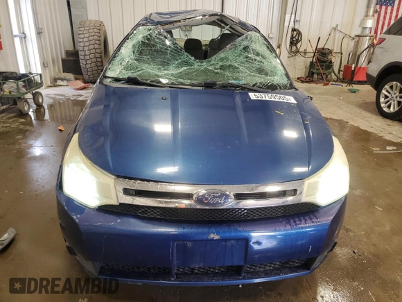 2009 Ford Focus SE with VIN 1FAHP35N59W205902, listed as a Copart auction lot 53759505 with 167,827 mi miles and Non Repairable. Bid and sale history available at carsss.com. Image 5.
