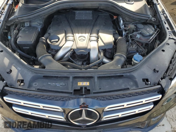 2018 Mercedes-Benz GLS 550 with VIN 4JGDF7DE1JB092087, listed as a Copart auction lot 44409285 with 102,280 mi miles and Salvage title. Bid and sale history available at DreamBid. Image 12.