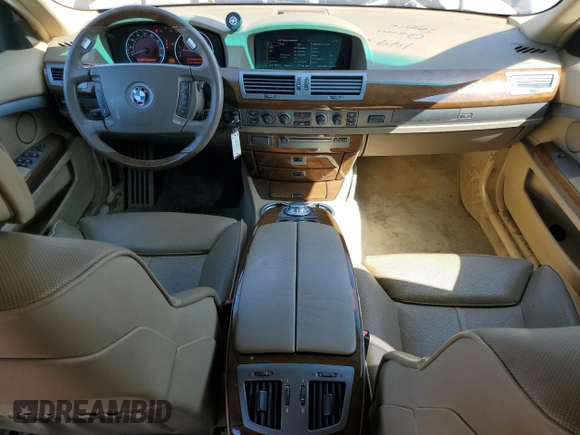 2003 BMW 7 Series 745Li с VIN WBAGN63443DR19933, выставлен на аукционе Copart как лот 56068055 с пробегом Не указан миль и Списание • Salvage title. История ставок и продаж доступна на DreamBid. Изображение 8.