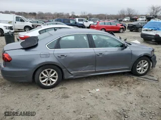 2017 Volkswagen Passat 1.8T S with VIN 1VWAT7A30HC008605, listed as a Copart auction lot 46141915 with 128,358 mi miles and Salvage Title. Bid and sale history available at carsss.com. Image 3.