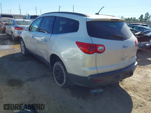 2012 Chevrolet Traverse 1LT with VIN 1GNKRGED9CJ375989, listed as a IAAI auction lot 41704719 with Not Provided miles and . Bid and sale history available at DreamBid. Image 3.