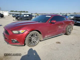 2016 Ford Mustang EcoBoost with VIN 1FA6P8TH9G5317817, listed as a Copart auction lot 43982245 with 114,014 mi miles and Salvage Title. Bid and sale history available at carsss.com. Image 1.