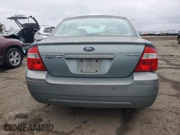 2006 Ford Five Hundred Limited with VIN 1FAHP281X6G178267, listed as a Copart auction lot 47768185 with 73,351 mi miles and Salvage Title. Bid and sale history available at carsss.com. Image 6.