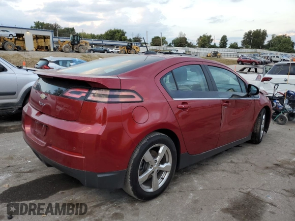 2015 Chevrolet Volt with VIN 1G1RB6E49FU104772, listed as a Copart auction lot 72319124 with 51,271 mi miles and Salvage Title. Bid and sale history available at carsss.com. Image 3.