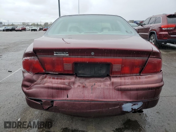 2001 Buick Regal LS with VIN 2G4WB52K111226887, listed as a Copart auction lot 75747414 with 0 mi miles and Salvage Title. Bid and sale history available at carsss.com. Image 6.